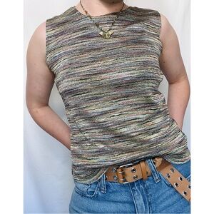 Units | 90s Rainbow Knit Tank Top
